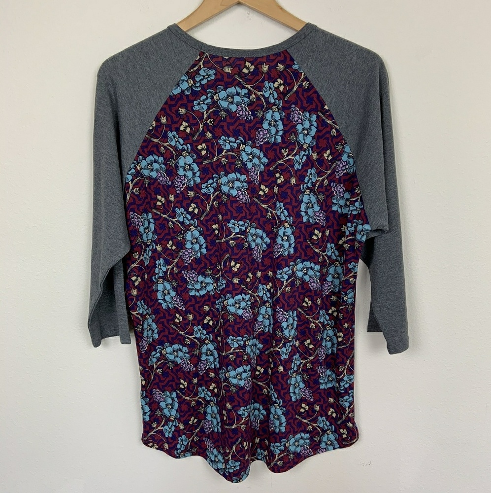 Lularoe Top Blouse Floral Multicolor Sz: XL - Picture 4 of 7